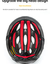 Cycling Helmet With Goggles Visor Brim Adults Safety Riding Bike Helmet Breathable Ultralight MTB Road Bicycle Helmet