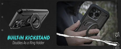 For iPhone 16 Pro Max Case 6.9“ 2024 UB Pro Mag Full Body Rugged Case with Built-in Screen Protector Kickstand Belt-Clip