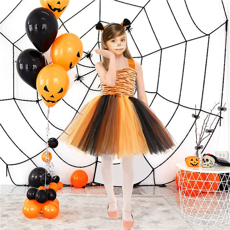 Animal Cosplay Tutu Dress with Accessories Party Costume