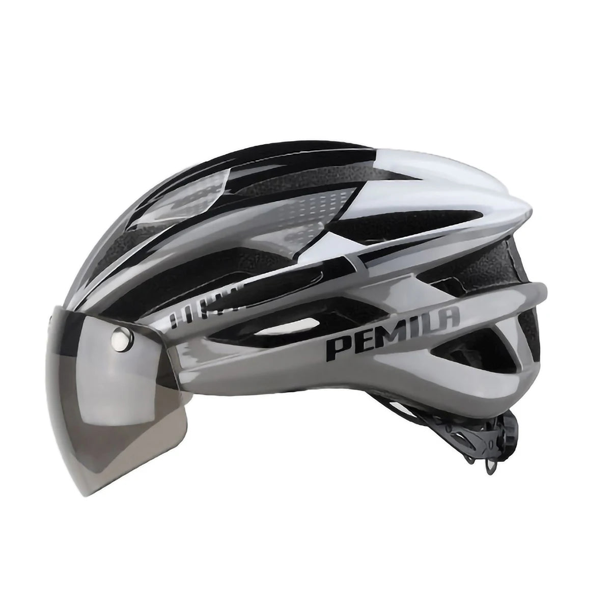 Cycling Helmet With Protective Goggles For Road And Mountain Bike