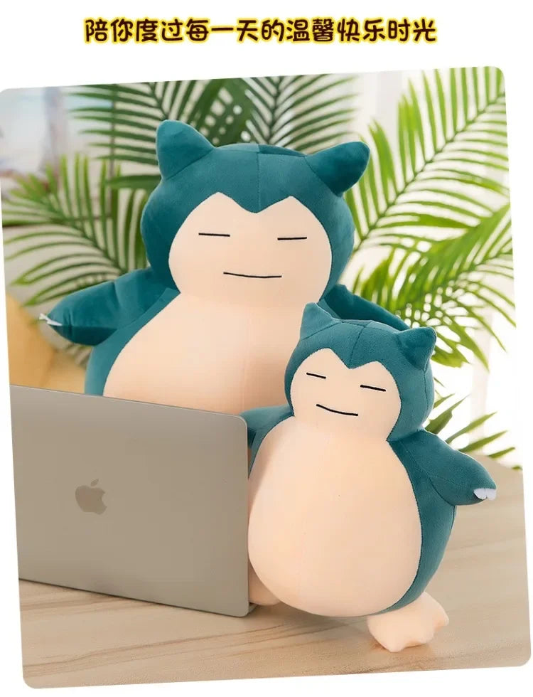 Hot 60cm Kawaii Snorlax Plush Toy Anime Pokemon Stuffed Doll Large Cute Baby Gift Kids Birthday Xmas Present Wholesale