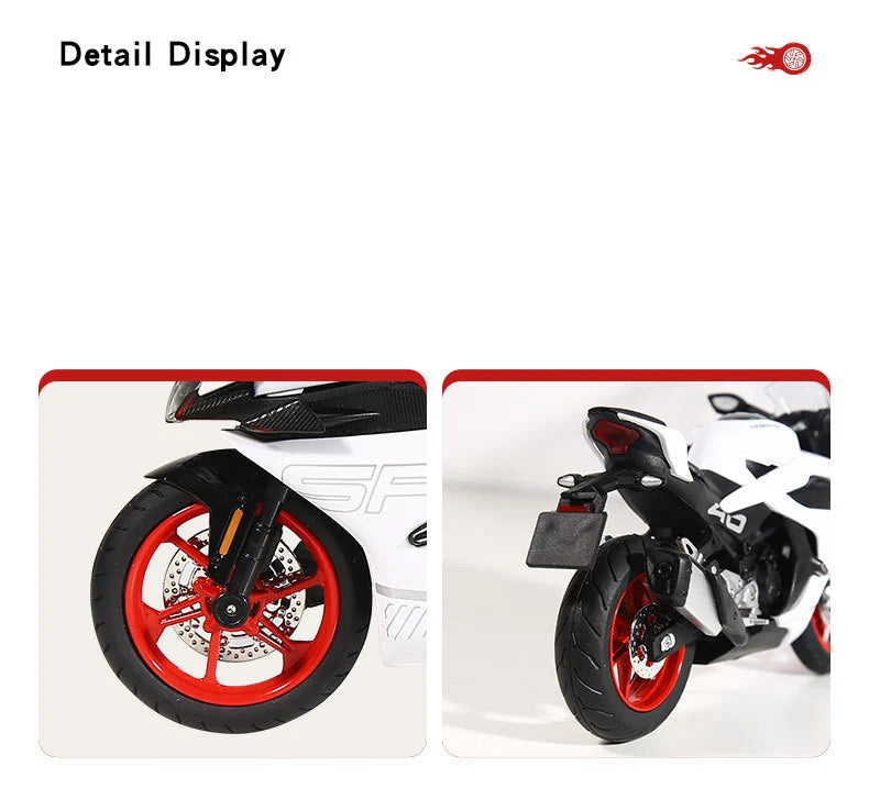 Diecast CFMOTO 450SR Racing Motorcycle Model 1 to 12 Scale