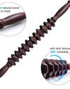 Manual Massager Wooden Handheld Roller Trigger Point Massager Stick for Fascia,Cellulite,Muscle & Abdomen,Body Therapy Massager