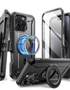 For iPhone 16 Pro Max Case 6.9“ 2024 UB Pro Mag Full Body Rugged Case with Built-in Screen Protector Kickstand Belt-Clip