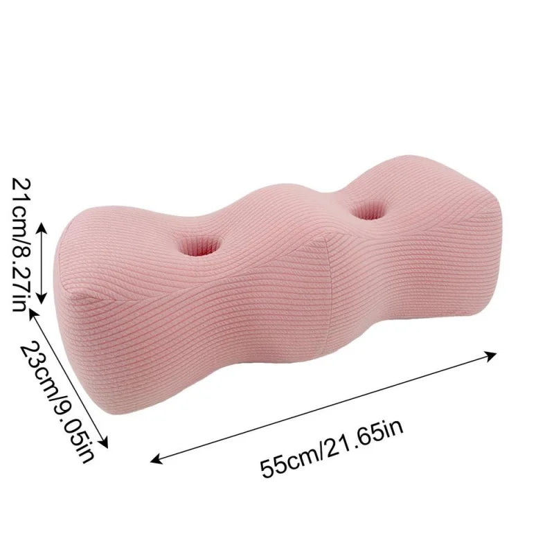 Memory Foam Knee Pillow for Sleeping Orthopedic Leg Support Cushion Ergonomic Pregnancy Maternity Bed Rest Comfort Lumbar Pad