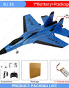 RC Foam Aircraft SU-35 Plane 2.4G Radio Control Glider Remote Control Fighter Plane Glider Airplane Foam Boys Toys for Children