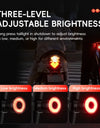 Smart Brake Sensing Bike Taillight IPX6 Waterproof Type-C Synchronized Bicycle Rear Light MTB Road Cycling Tail Light