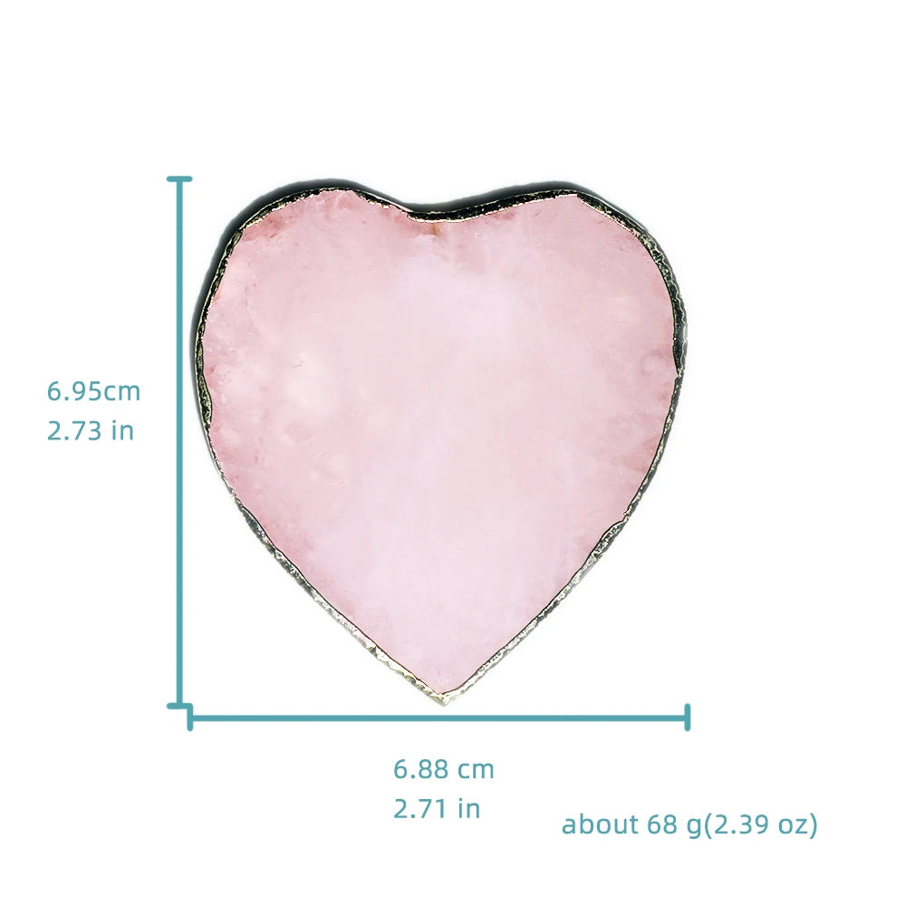 Home Creative Crystal Coaster Handmade Macrame Cup Cushion Natural Rose Quartz Non-slip Coffee Cup Round Mat Cook Accessories