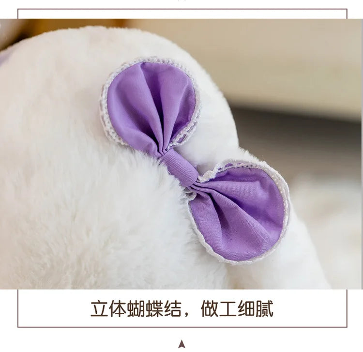 Kawaii Plush Toy Stuffed Doll Cute Rabbit Bear Couple Loli Bunny Pillow Soft Baby Bunny Doll for Kids Birthday Xmas Gift