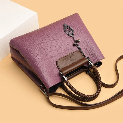 Luxury Shoulder Crossbody Bags for Women Soft Leather Designer Purses and Handbags Female Casual Totes Sac Ladies Hand Bag