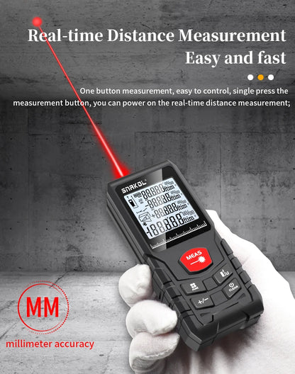 Laser Distance 50M/100M/120M Laser Rangefinder Profesional Distance Meter Laser Range Finder Building Ruler Test Tool