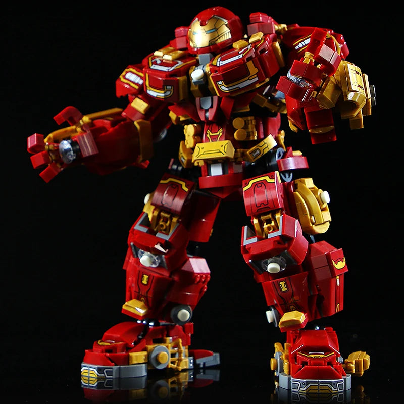 2000+pcs Marvel Superheroes Building Blocks Set MOC Bricks Action Figures Hulkbuster Iron Man Toys for Boys  Gifts