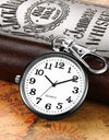 Moveable Pointer Watch Keychain for Women Men Trendy Electronic Clock Key Chain Child Gift Car Key Ring Accessories