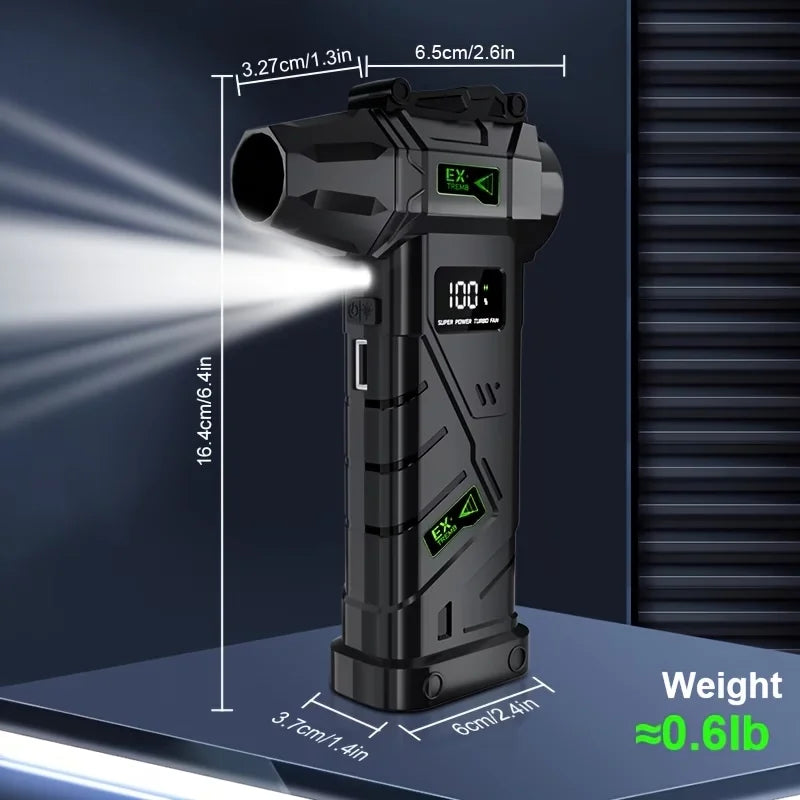 HFX-08 Turbo Fan High-speed Brushless Motor Cordless Vacuum Cleaner Snow Blower Electric Drying Function Multiple Uses