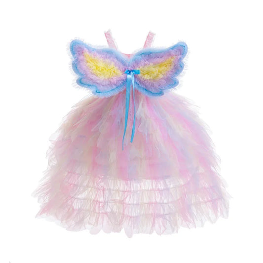 Fairy Wings Princess Tutu Party Dress