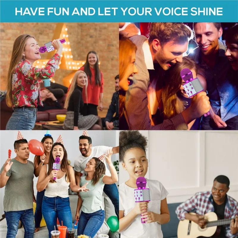 Fun Toys for 4-15 Year Old Girls, Handheld Karaoke Microphone for  Birthday Xmas Gifts for 8 9 10 11 Years Old Boys Girl
