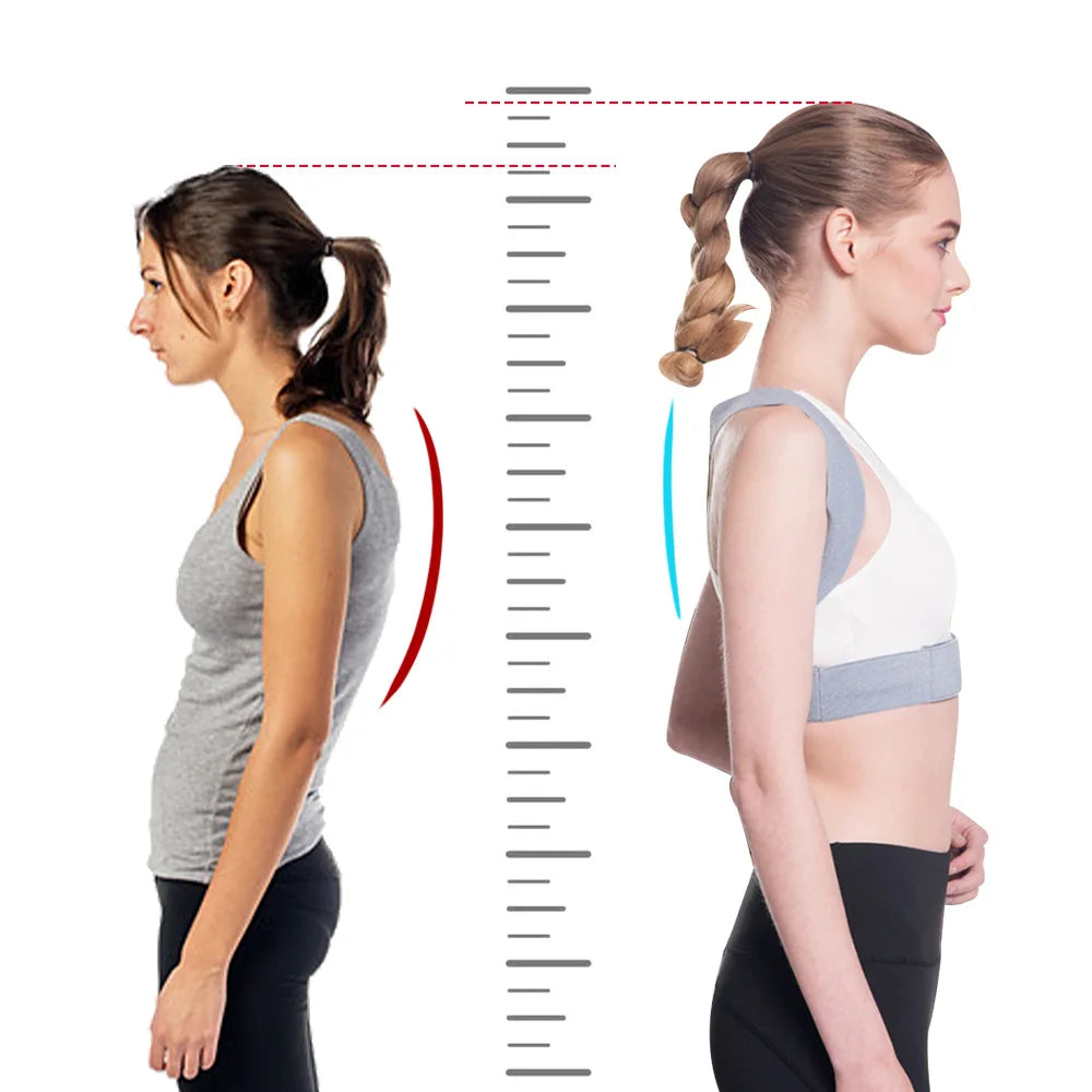 Back Posture Corrector Adjustable Postural Corrector Posture Back Corset Belt Vest For Column Posture Prevent Spinal Curvature