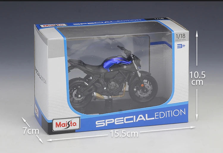 1 18 Scale Yamaha MT 07 2018 Diecast Motorcycle Model