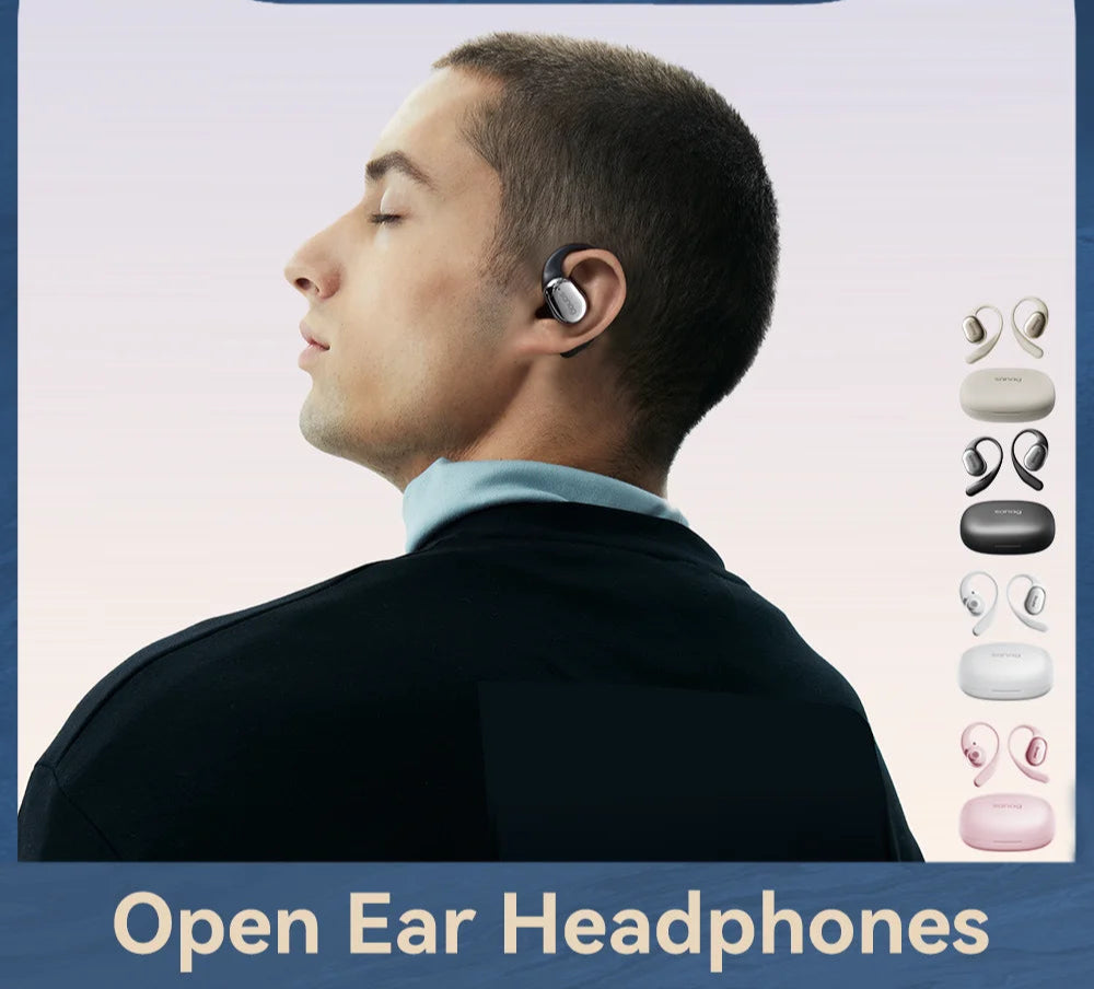 C16S Bluetooth 5.4 Wireless Headphones Open Ear OWS Earphones HiFi Sound Flash-sale Choice Headset TWS Earbuds