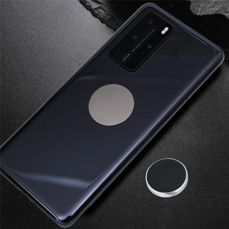 Thin Metal Plate Disk For  Car Phone Holder Iron Sheet Sticker Disk For Tablet Desk Phone Car Stand Mount Round