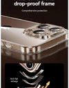 Case For iPhone 16 Pro Max Case Transparent PC Anti-Yellow Material Lens Protection Cover For iPhone 16 Pro 16 Plus Case