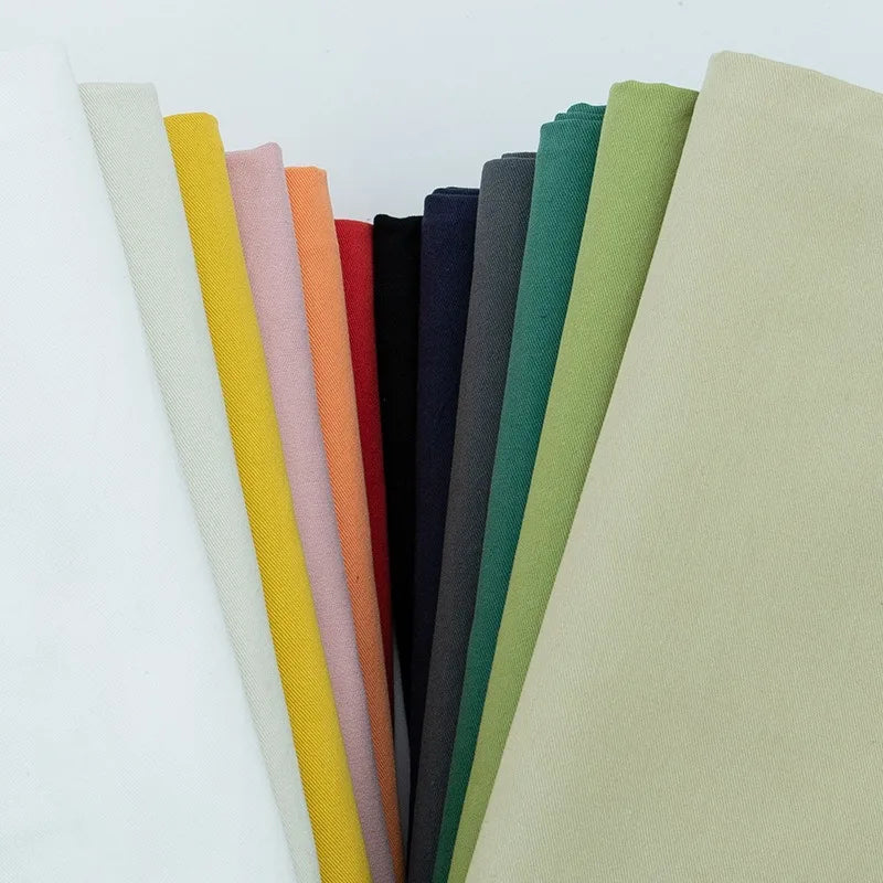 1/2/3M 100% Cotton Thickened Solid Color Clothing Jacket Suspender Skirt Dress Jeans DIY Sewing Fabric