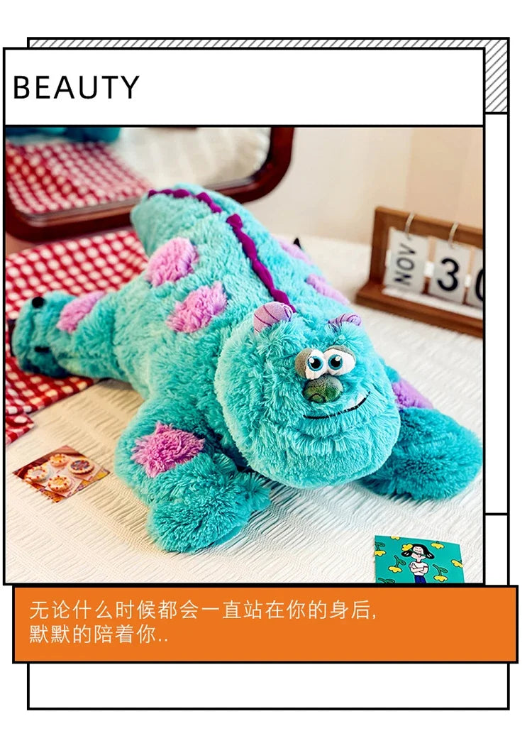 140cm Disney Large James P. Sullivan Stuffed Toys Monsters Plush Dolls  Anime Soft Pillow Room Deco Kawaii Pillow Hugs Kid Gifts