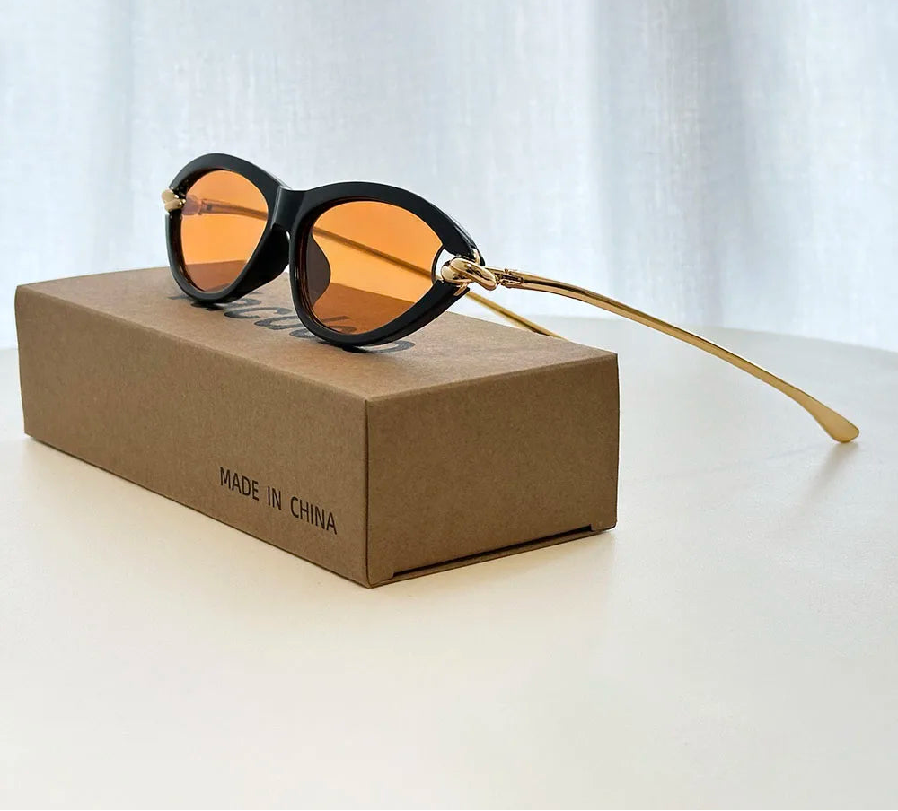 Vintage Cat Eye Sunglasses With UV400 Protection