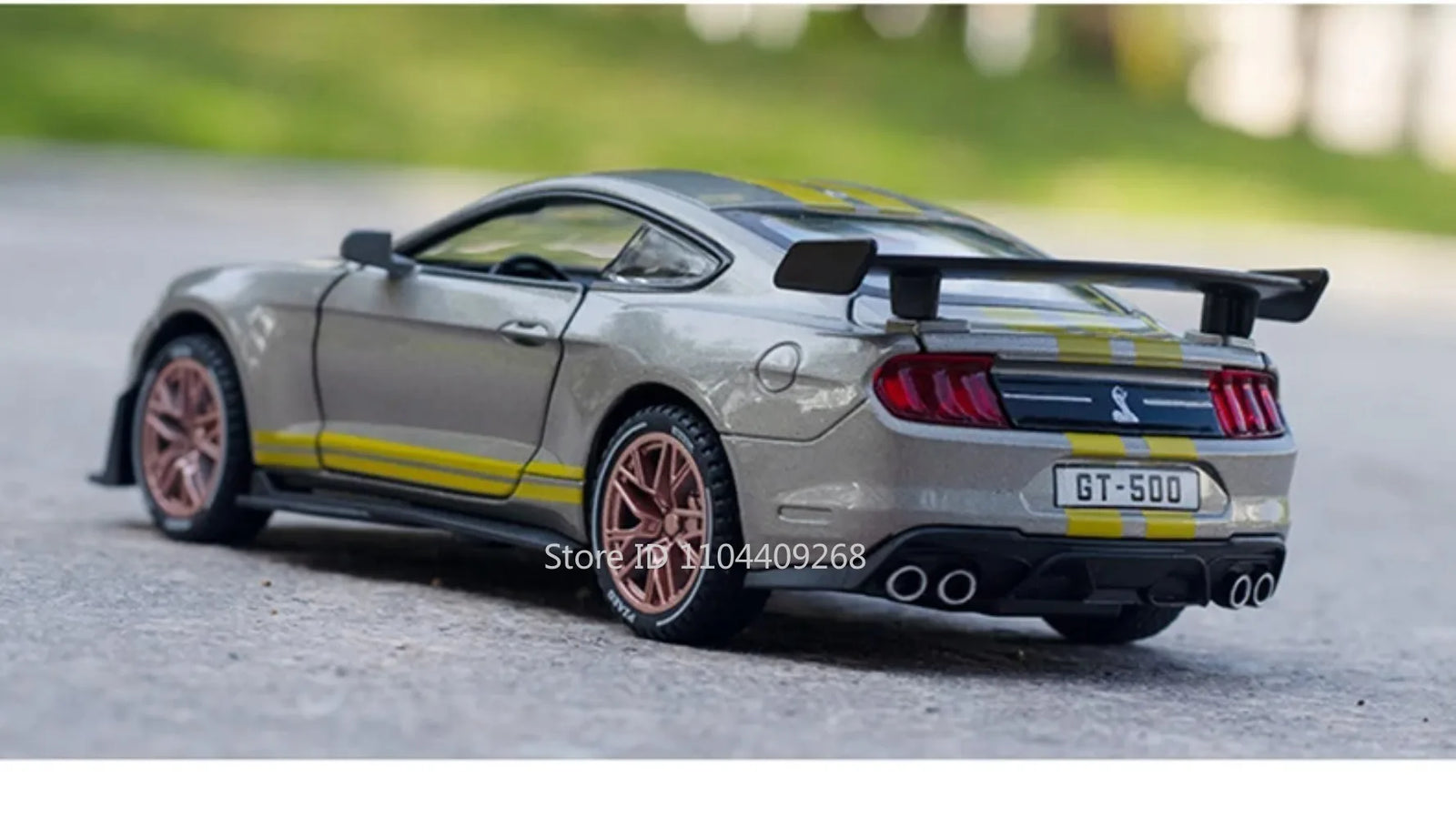 Scale 1:32 Mustang Shelby GT500 F-150 Toy Car Model Alloy Diecast Sound Light Pull Back Vehicle Models Birthday Gifts