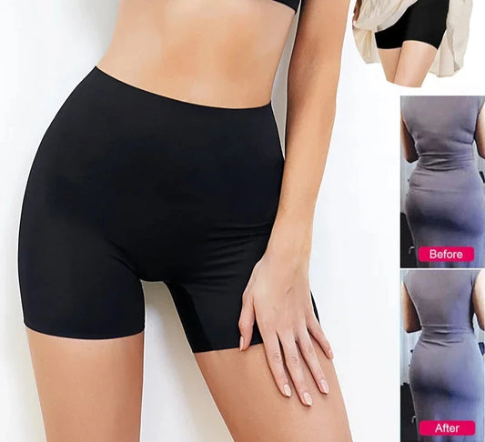 Women Slip Shorts Under Skirt Anti Chafing Boxer High Waist Boy shorts Anti-emptied Panties