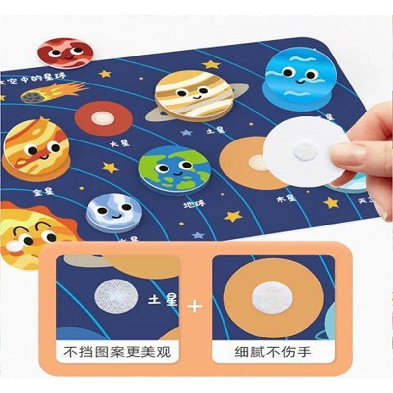 Montessori  Busy Book My First Quiet Book Paste Learning Educational Toys Books  Matching Game Toys for 1 to 3 Y