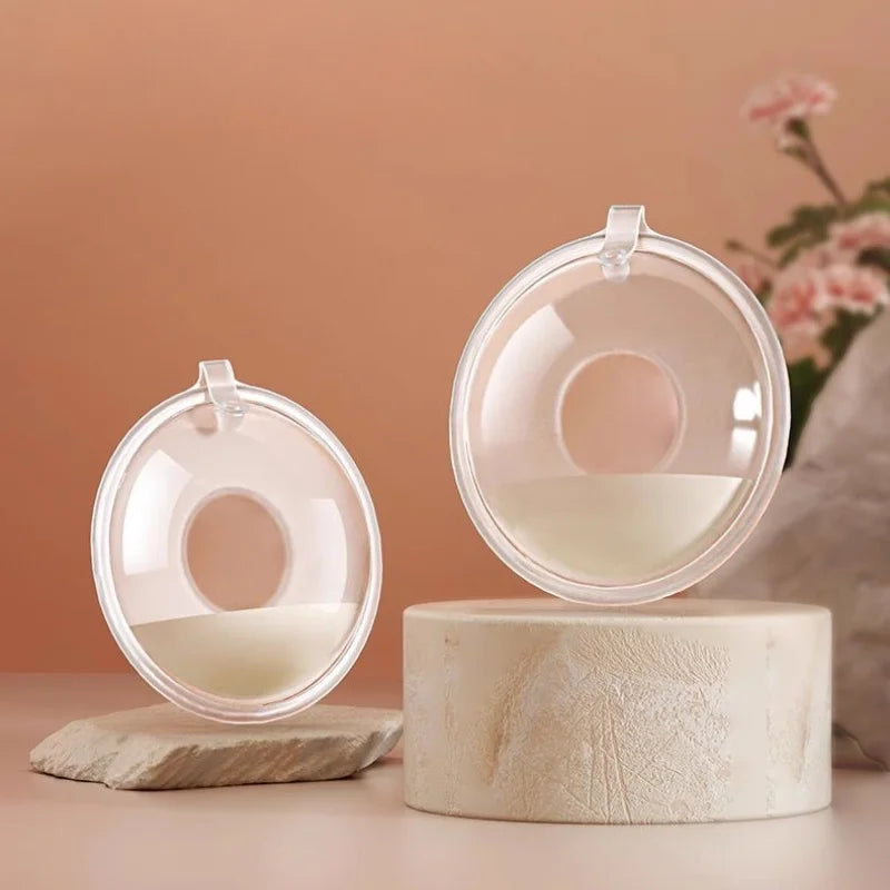 Wearable Integrated Invisible Portable Breast Collector Breast Milk Collector Milk God Device Milk Pad Two Pieces with Color Box