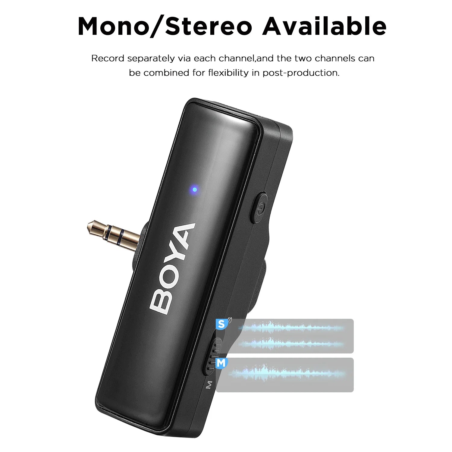 A Wireless Lavalier Microphone for iPhone 15/16 Series OPPO Samsung Xiaomi Go Pro SONY DSLR Cameras Vlog Recording