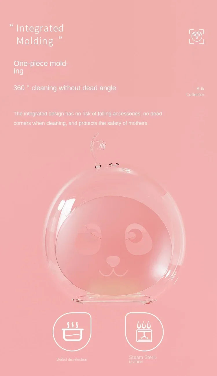 Wearable Hands-free Anti Overflow Silicone Breast Collector Breast Mask Milk Storage Device Anti Overflow Milk Pad Soft Milk Cup