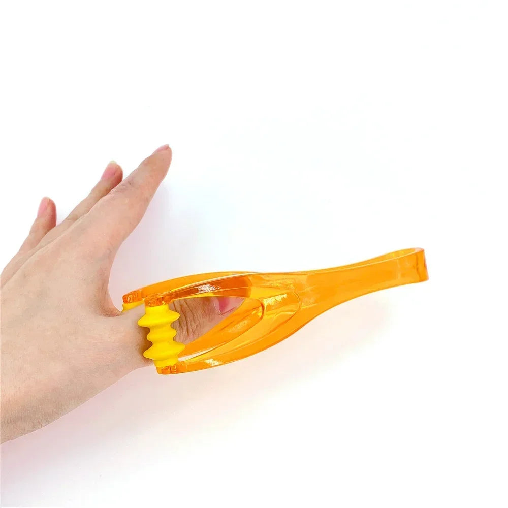 1Pcs 2 Rollers Finger Massager Mini Finger Joints Massager With Elastic Handle For Finger Blood Circulation & Muscle Relaxation