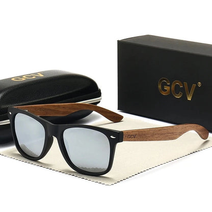 Natural Wooden Sunglasses Men Polarized Fashion Sun Glasses Original Wood