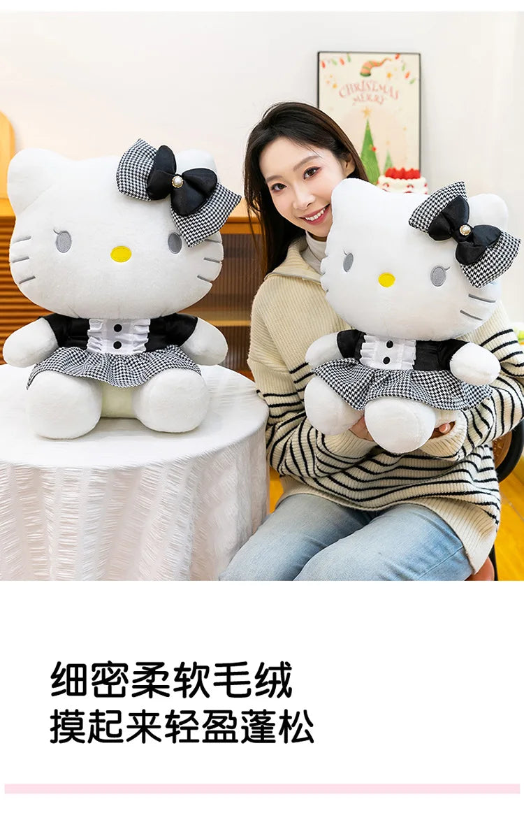 Black Cat Character Plush Stuffed Doll Pillow Toy