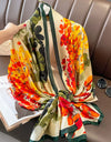 Silk Soft Scarf Women Stylish Print Long Shawl Handkerchief Summer Elegant Travel Wrap Hot