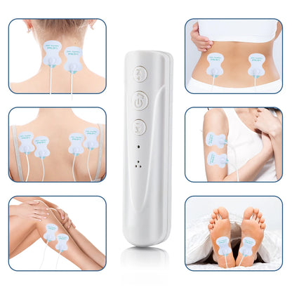 Small Electric Pulse Massage Instrument Household Portable Massage Device Clip-on Physiotherapy Massager USB Charging