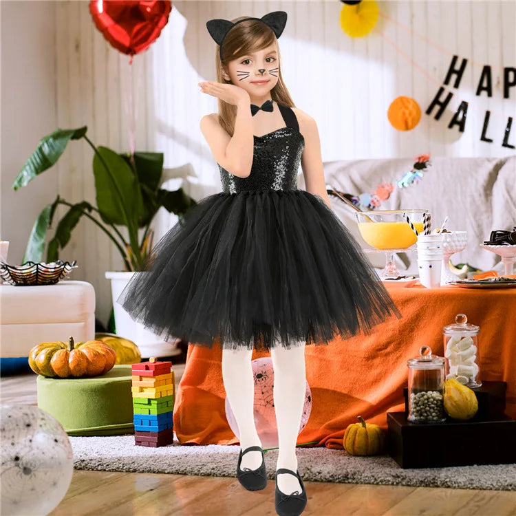Animal Cosplay Tutu Dress with Accessories Party Costume