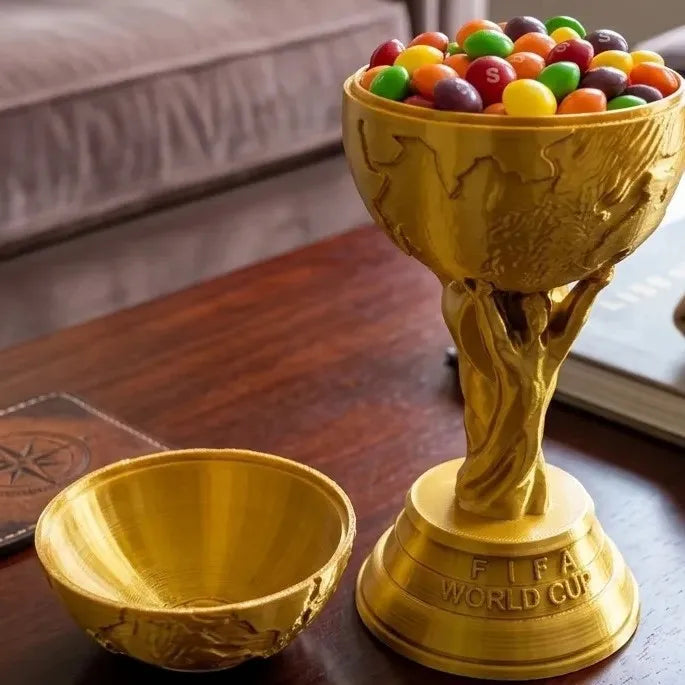 2026 Soccer Ball Cup Holder Candy Bowl Storage Stand Football Fan Decor