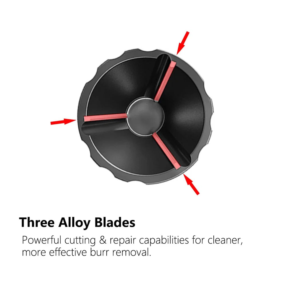 Deburring Tungsten Steel Chamfer Thread Trimmer Alloy Remove Burr Screw Rod Bolt Deburring Tool