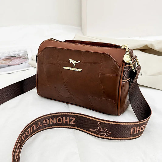 Splicing Shoulder Bag Soft Leather Female Wallet Crossbody Bag Messenger Bags Luxury Designer