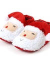 Christmas  Shoes  Winter Snow Boots Cute Cartoon Santa Claus Warm  Walking Shoes Girls Boy Crib Shoes First Walker