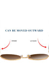 Oval Sunglasses Trendy Designer Wooden Sunglasses Men Luxury Fashion Glasses Vintage