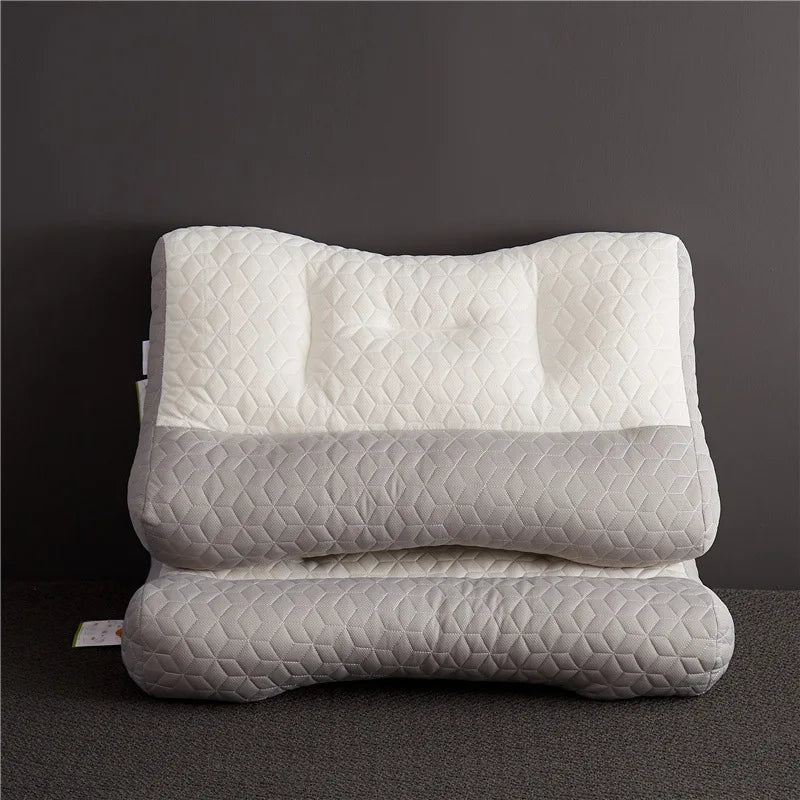 Natural Rubber Pillow Anti Traction Cervical Neck Pillow Soft Elastic Sleeping Pillows Sleep Position Orthopedic Pillow