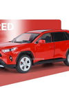 1:24 Scale RAV4 Camry Model Car Toy Metal Diecast Simulation Collection Sound & Light Vehicles Models Hobby Ornaments Gifts