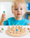 Kids Game Chess Wooden Memory Match Stick Fun Color Game Board Puzzles Educational Toy Cognitive Ability Learning Children Toys