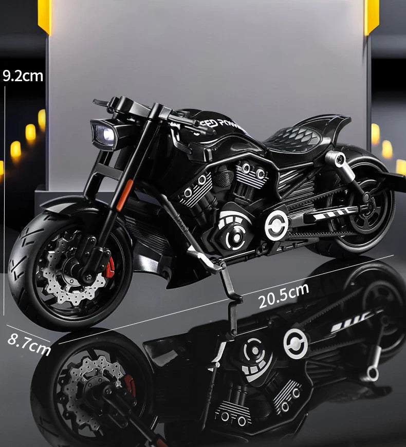 Diecast V Rod Night Rod Special Cruiser Motorcycle Model 1 to 10 Scale