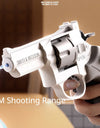 Mechanical Continuous Firing Water Gun Manual Small ZP5 Revolver Pistol Summer Outdoor Beach Poor Toy Mini Water Gun